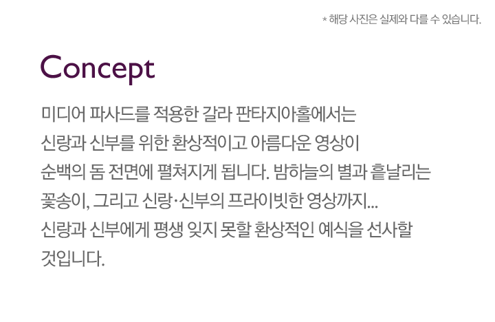 갈라 판타지아 홀 컨셉