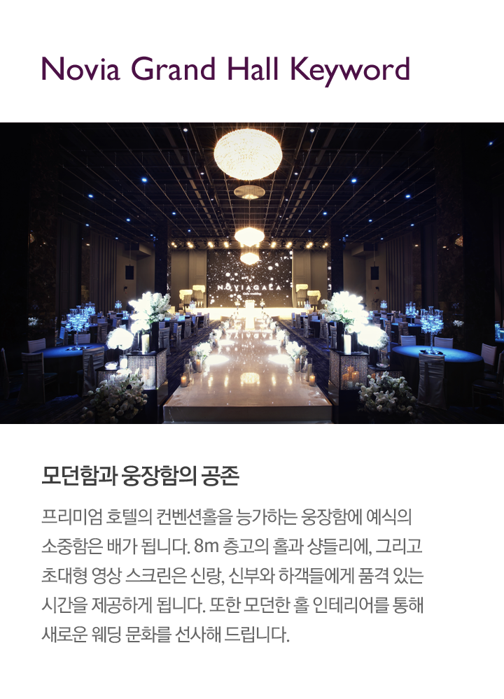 노비아 그랜드 홀 장점