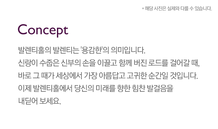 발렌트 홀 컨셉